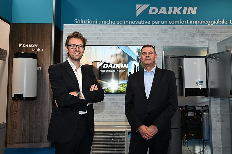 Andrea Grassi, Direttore Marketing Daikin Italia, e Geert Vos, AD Daikin Italia - Foto di Nick Zonna