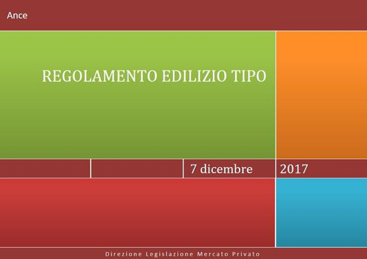 Regolamento Edilizio Tipo, Alla Data Del 7 Dicembre Si Sono Adeguate 7 ...