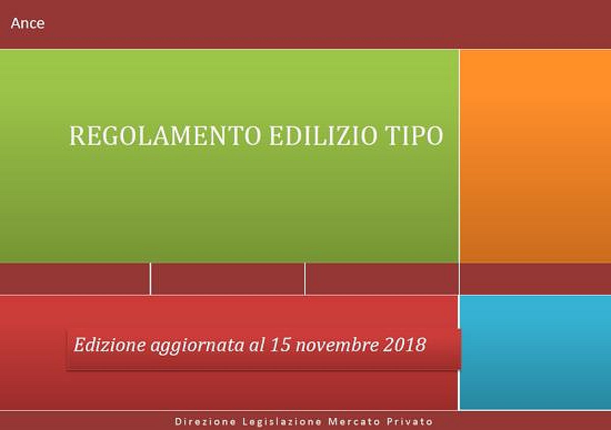 Regolamento Edilizio Tipo, Sono 13 Le Regioni Che Hanno Dato Seguito ...